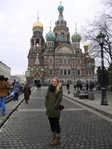 Up close to the Church of the Savior on Blood..