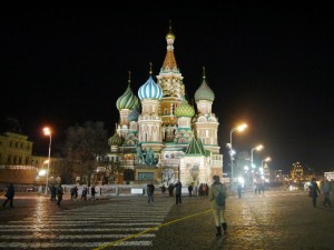 St. Basil's Cathedral in the Red Square..