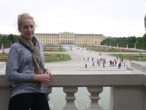 The Schönbrunn Palace in Vienna..