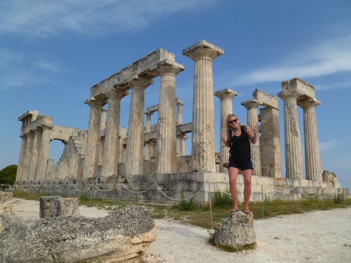 Temple of Afaias on the island of Aegina..