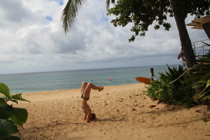 Pipeline forearm stand..