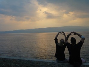 Lake Ohrid in Macedonia..