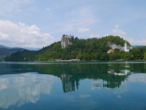Lake Bled in Slovenia..