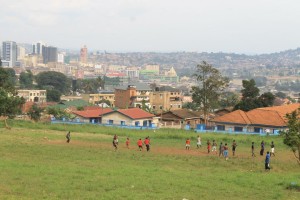 The city of Kampala..