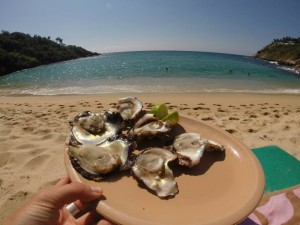 Playa Carrizalillo oysters